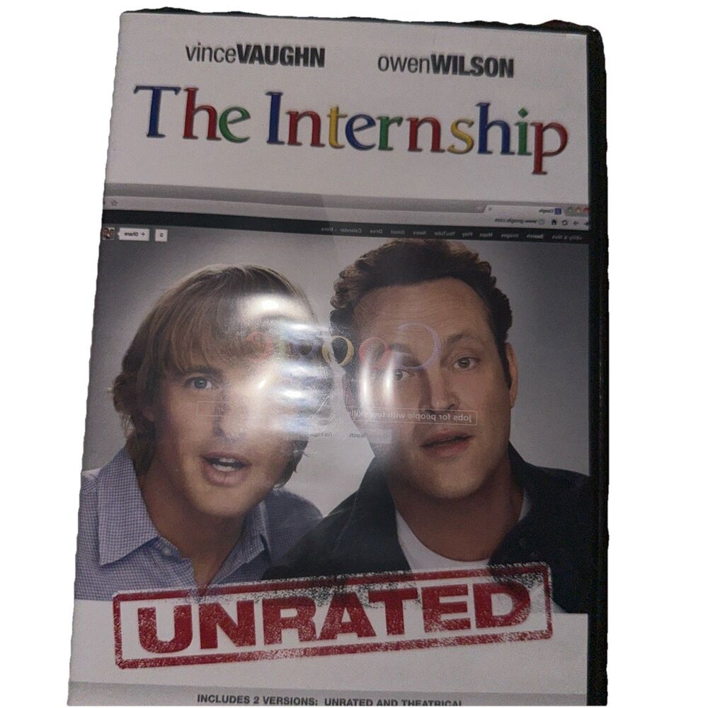 The Internship Unrated Edition (DVD, 2013, Widescreen) New Factory Sealed